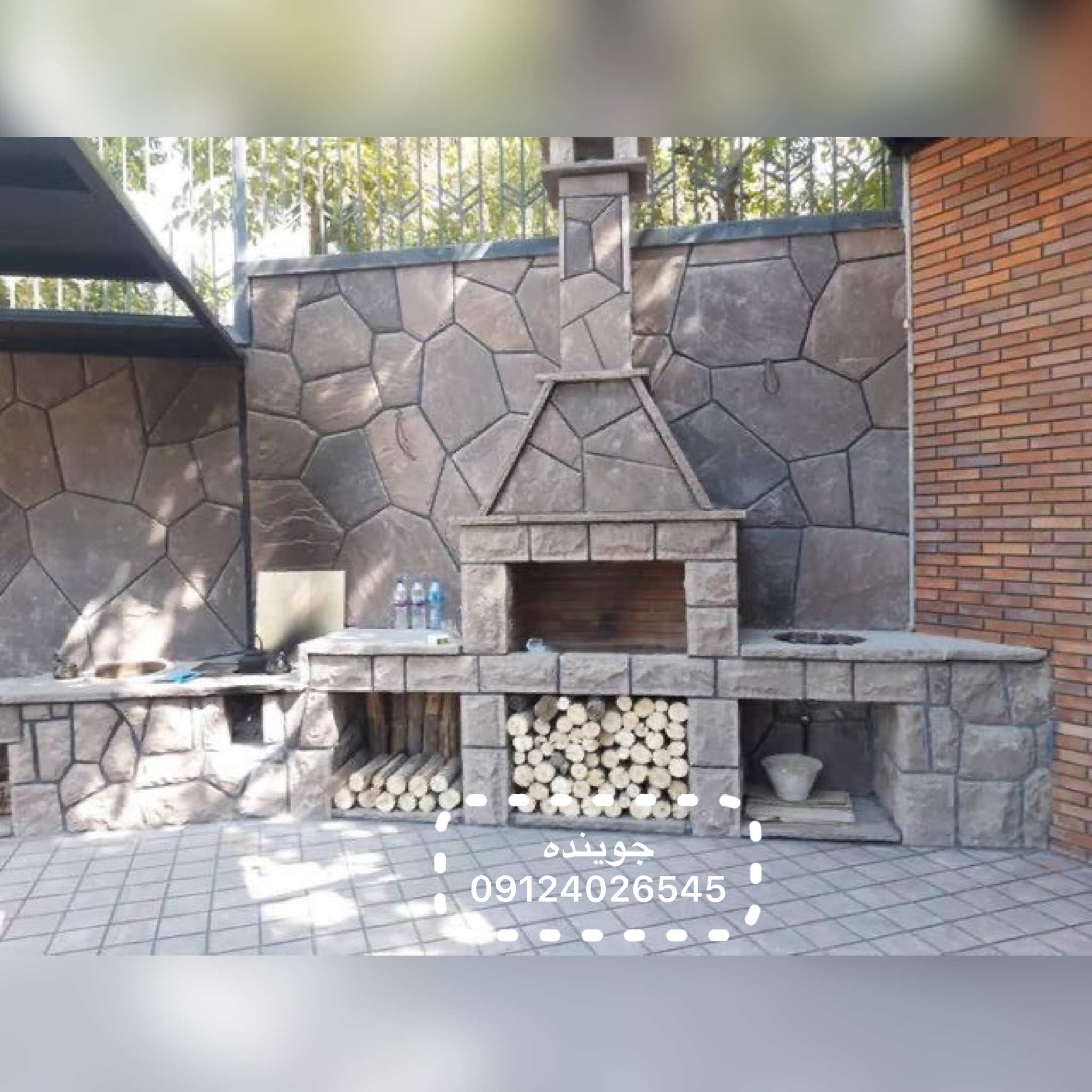 نصب و اجرای سنگ لاشه و سنگ مالون برای تمام بخش های محوطه سازی باغ ویلا با استفاده از سنگ لاشه و سنگ مالون نصب و اجرا می شود 